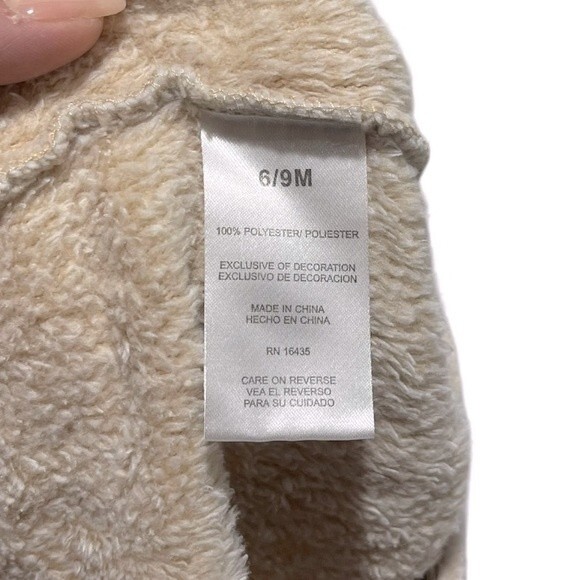 Tahari One-Piece Fleece Jumpsuit, 6-9 Months - Picture 8 of 8